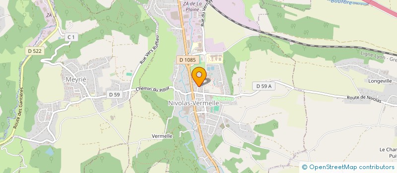 localisation de l'entreprise MONSIEUR JULIEN GOEURIOT  NIVOLAS-VERMELLE