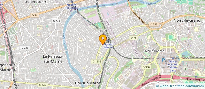 localisation de l'entreprise MONSIEUR JULIEN GOHIER  BRY-SUR-MARNE