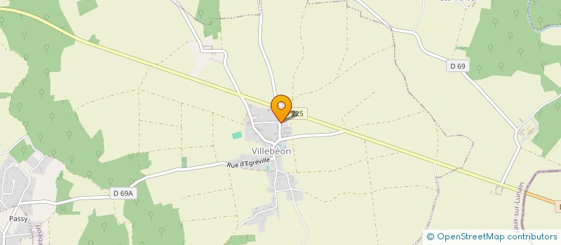 localisation de l'entreprise MONSIEUR JULIEN GOLISSET  VILLEBEON