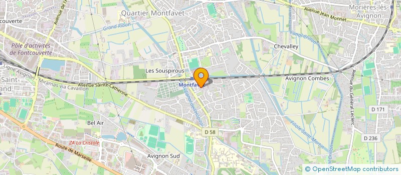 localisation de l'entreprise MONSIEUR JULIEN GOMEZ à AVIGNON