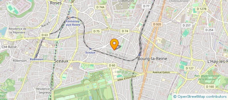 localisation de l'entreprise MONSIEUR JULIEN GOMEZ à SCEAUX