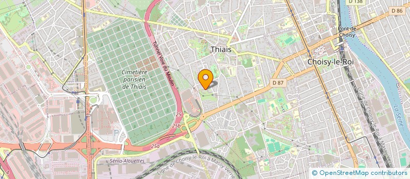 localisation de l'entreprise MONSIEUR JULIEN GOMILA  THIAIS