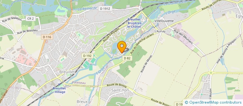 localisation de l'entreprise MONSIEUR JULIEN GONCALVES à BREUILLET