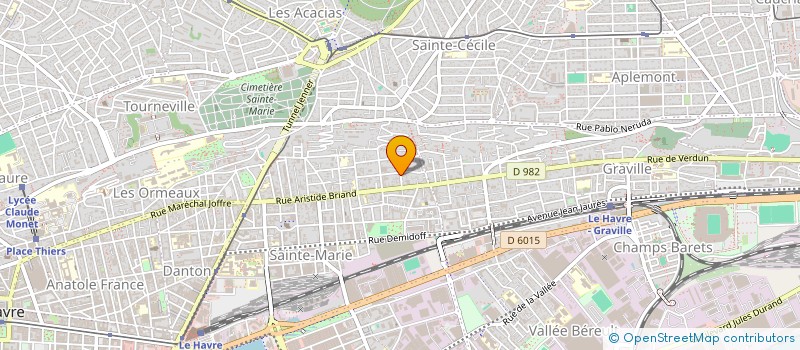 localisation de l'entreprise MONSIEUR JULIEN GONDE  LE HAVRE