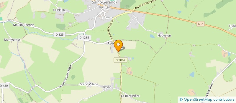 localisation de l'entreprise MONSIEUR JULIEN GONDEAU  PERIGNY