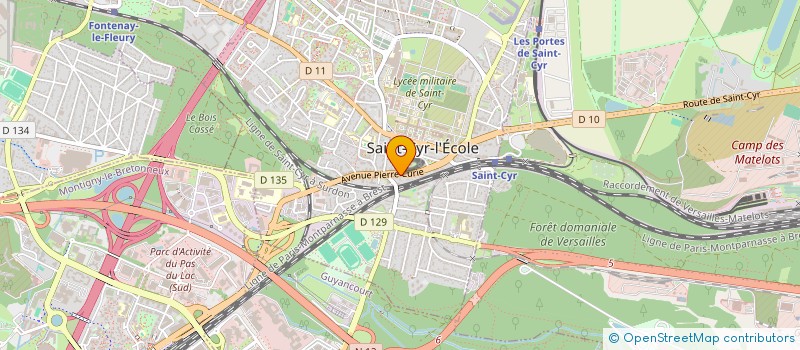 localisation de l'entreprise MONSIEUR JULIEN GONON à SAINT-CYR-L'ECOLE