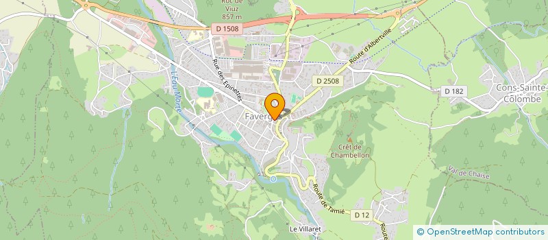 localisation de l'entreprise MONSIEUR JULIEN GONZALES  FAVERGES-SEYTHENEX