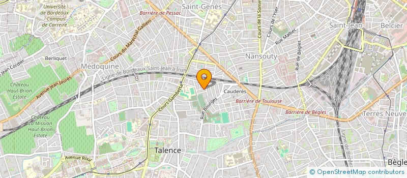 localisation de l'entreprise MONSIEUR JULIEN GONZALEZ à TALENCE