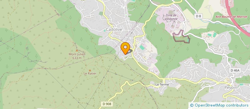 localisation de l'entreprise MONSIEUR JULIEN GONZALEZ  PEYPIN