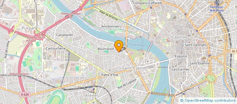 localisation de l'entreprise MONSIEUR JULIEN GONZALVO à TOULOUSE