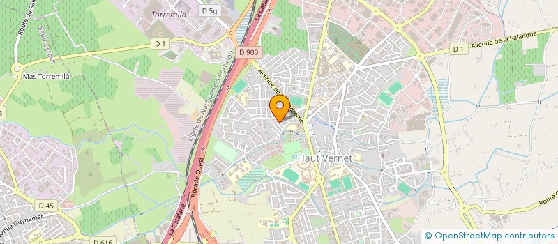 localisation de l'entreprise MONSIEUR JULIEN GORJON  PERPIGNAN