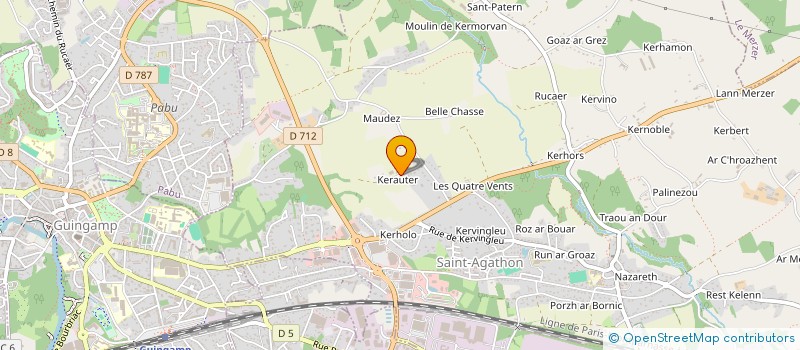 localisation de l'entreprise MONSIEUR JULIEN GOUALAN  SAINT-AGATHON