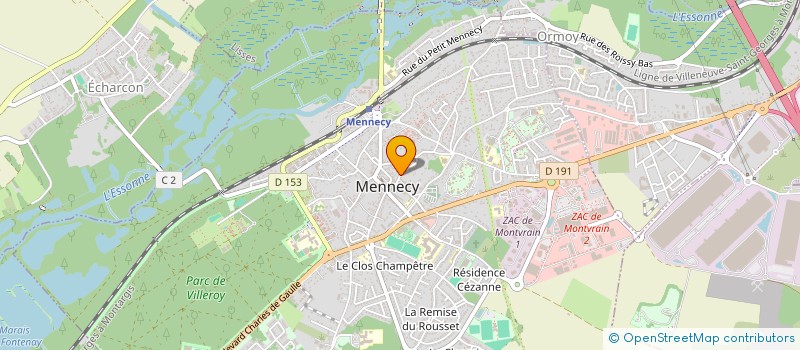 localisation de l'entreprise MONSIEUR JULIEN GOUBIOU à MENNECY