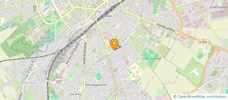 localisation de l'entreprise MONSIEUR JULIEN GOUDEMAND à ARRAS