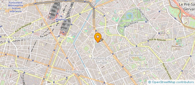 localisation de l'entreprise MONSIEUR JULIEN GOUDICHAUD  PARIS