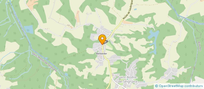 localisation de l'entreprise MONSIEUR JULIEN GOUHIER  ST-MARTIN-DE-HINX