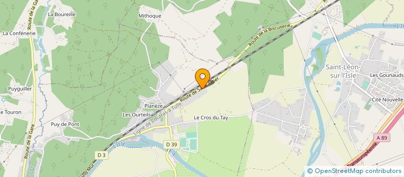 localisation de l'entreprise MONSIEUR JULIEN GOUISSEM  NEUVIC