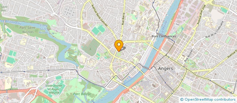 localisation de l'entreprise MONSIEUR JULIEN GOUJON à ANGERS