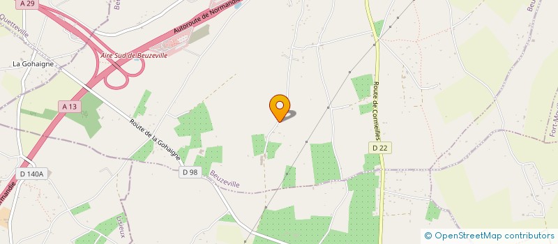 localisation de l'entreprise MONSIEUR JULIEN GOULIAS  BEUZEVILLE