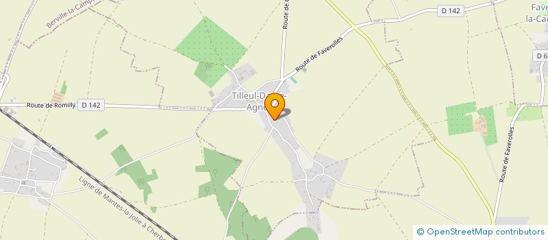 localisation de l'entreprise MONSIEUR JULIEN GOURC'HANT  TILLEUL-DAME-AGNES