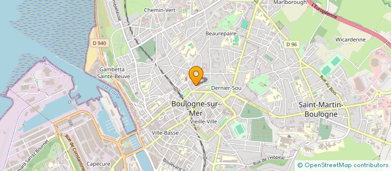 localisation de l'entreprise MONSIEUR JULIEN GOURNAY à BOULOGNE-SUR-MER