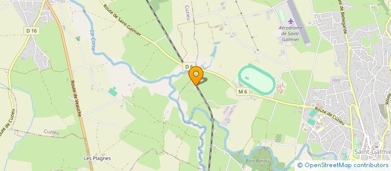 localisation de l'entreprise MONSIEUR JULIEN GOUTAGNY  SAINT-GALMIER