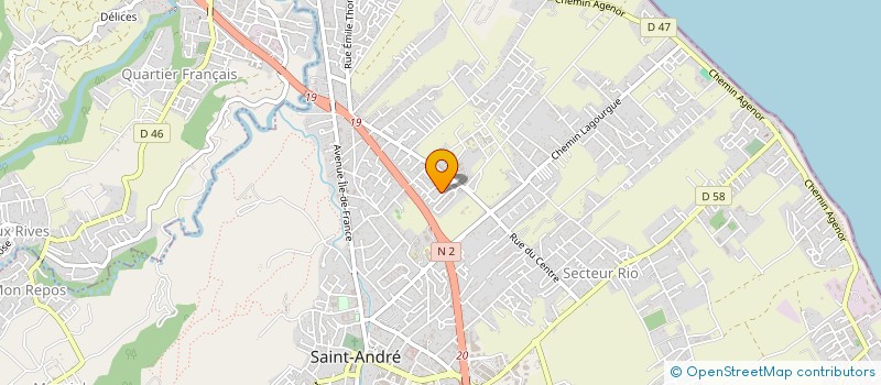 localisation de l'entreprise MONSIEUR JULIEN GOVINDIN-RINGASSAMY-SEVAGAMY  SAINT-ANDRE