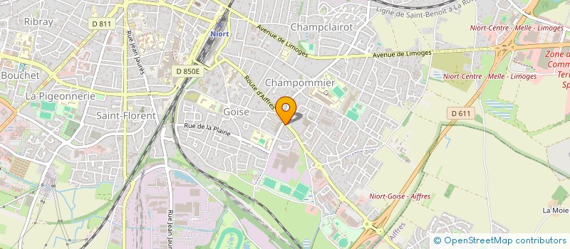 localisation de l'entreprise MONSIEUR JULIEN GOY à NIORT