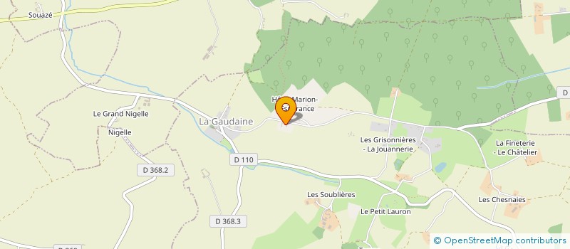 localisation de l'entreprise MONSIEUR JULIEN GRAFFIN à LA GAUDAINE