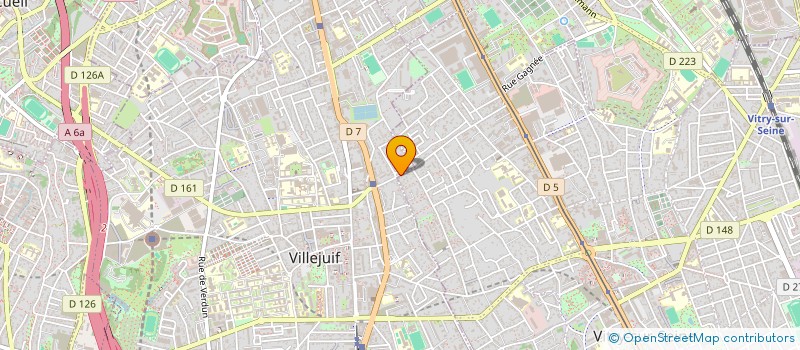 localisation de l'entreprise MONSIEUR JULIEN GRAILLOT à VILLEJUIF