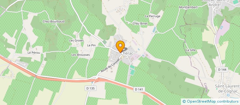 localisation de l'entreprise MONSIEUR JULIEN GRAIZELY à CHERAC