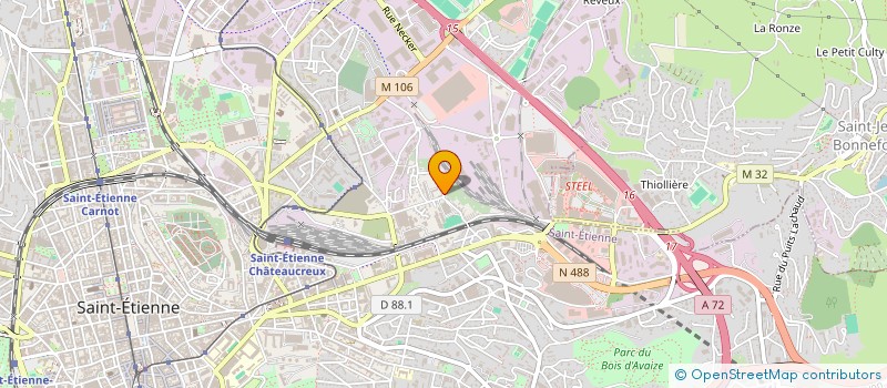 localisation de l'entreprise MONSIEUR JULIEN GRAND  SAINT-ETIENNE