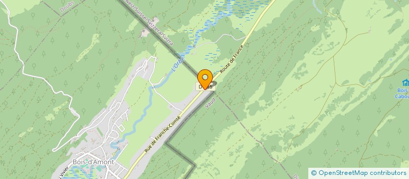 localisation de l'entreprise MONSIEUR JULIEN GRANDADAM  BOIS-D'AMONT