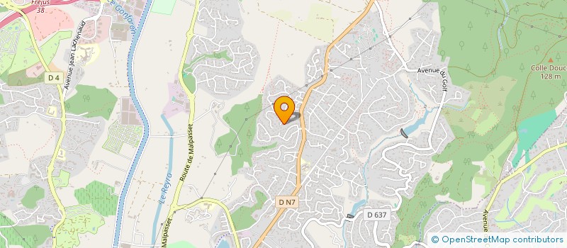 localisation de l'entreprise MONSIEUR JULIEN GRANDMONTAGNE à FREJUS