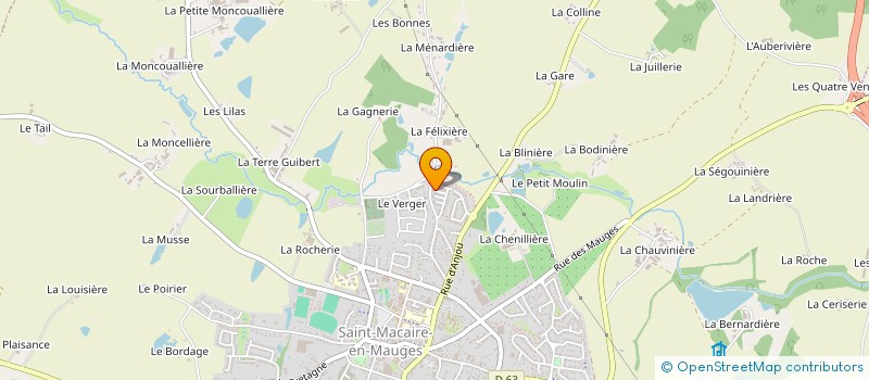 localisation de l'entreprise MONSIEUR JULIEN GRASTEAU  SEVREMOINE