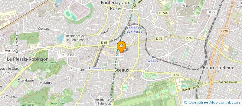 localisation de l'entreprise MONSIEUR JULIEN GRAUWET  SCEAUX