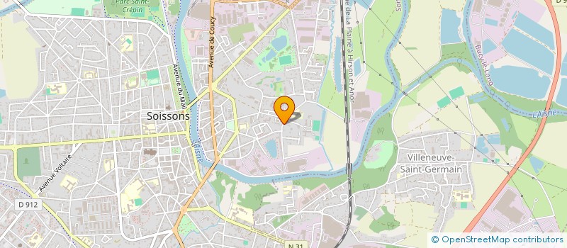 localisation de l'entreprise MONSIEUR JULIEN GRELET à SOISSONS