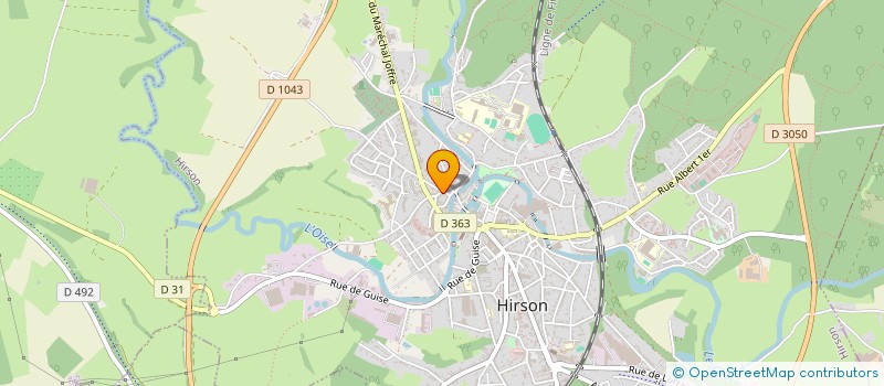 localisation de l'entreprise MONSIEUR JULIEN GRENIER à HIRSON