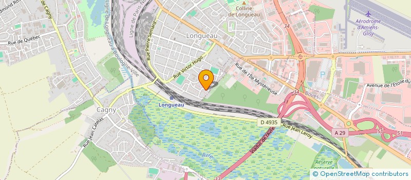 localisation de l'entreprise MONSIEUR JULIEN GRENIER  LONGUEAU