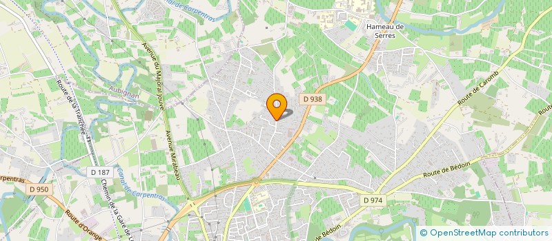 localisation de l'entreprise MONSIEUR JULIEN GRESSE à CARPENTRAS