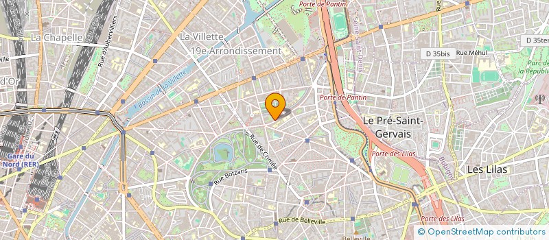 localisation de l'entreprise MONSIEUR JULIEN GRIERE  PARIS