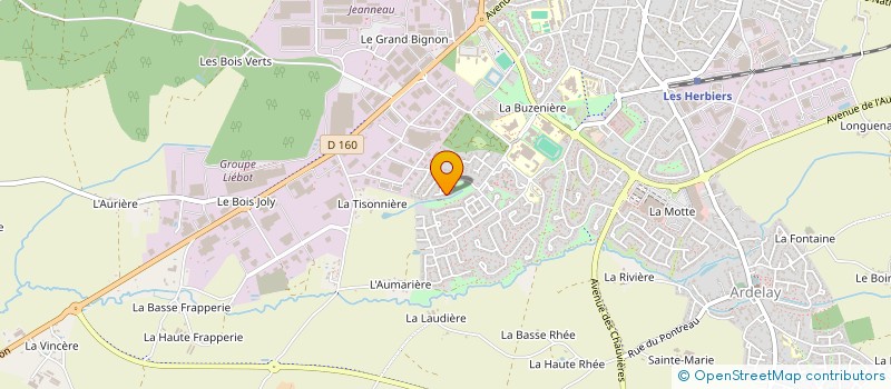 localisation de l'entreprise MONSIEUR JULIEN GRIT  LES HERBIERS