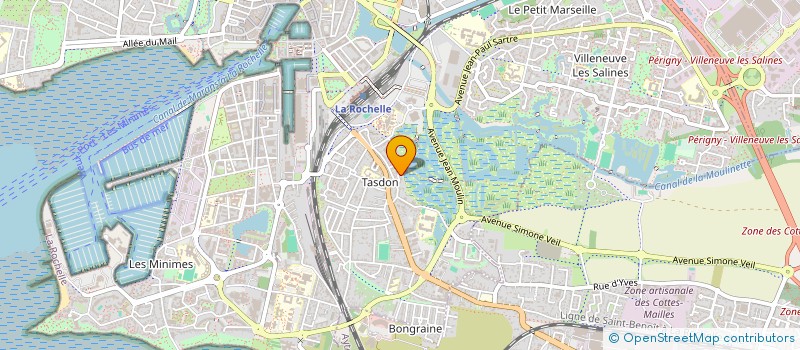 localisation de l'entreprise MONSIEUR JULIEN GRIVAULT  LA ROCHELLE