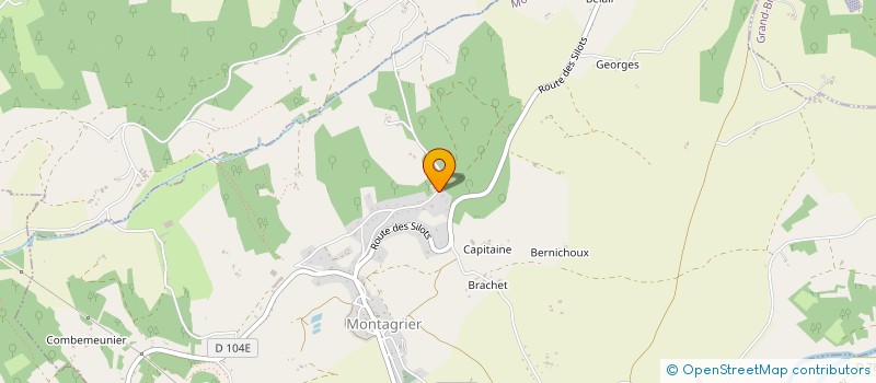 localisation de l'entreprise MONSIEUR JULIEN GROLHIER  GRAND-BRASSAC