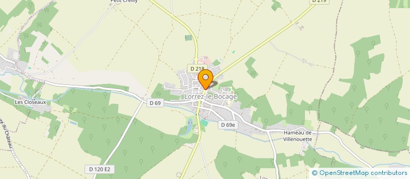 localisation de l'entreprise MONSIEUR JULIEN GROSSE  LORREZ-LE-BOCAGE-PREAUX