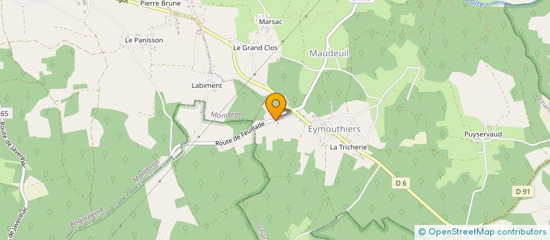 localisation de l'entreprise MONSIEUR JULIEN GROSSO  EYMOUTHIERS