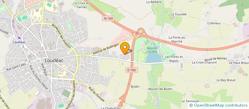localisation de l'entreprise MONSIEUR JULIEN GROUES à LOUDEAC