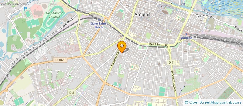 localisation de l'entreprise MONSIEUR JULIEN GRUNENVALD  AMIENS