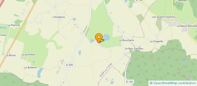 localisation de l'entreprise MONSIEUR JULIEN GUEDON  MOZE-SUR-LOUET