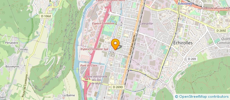 localisation de l'entreprise MONSIEUR JULIEN GUEMBOUR  ECHIROLLES